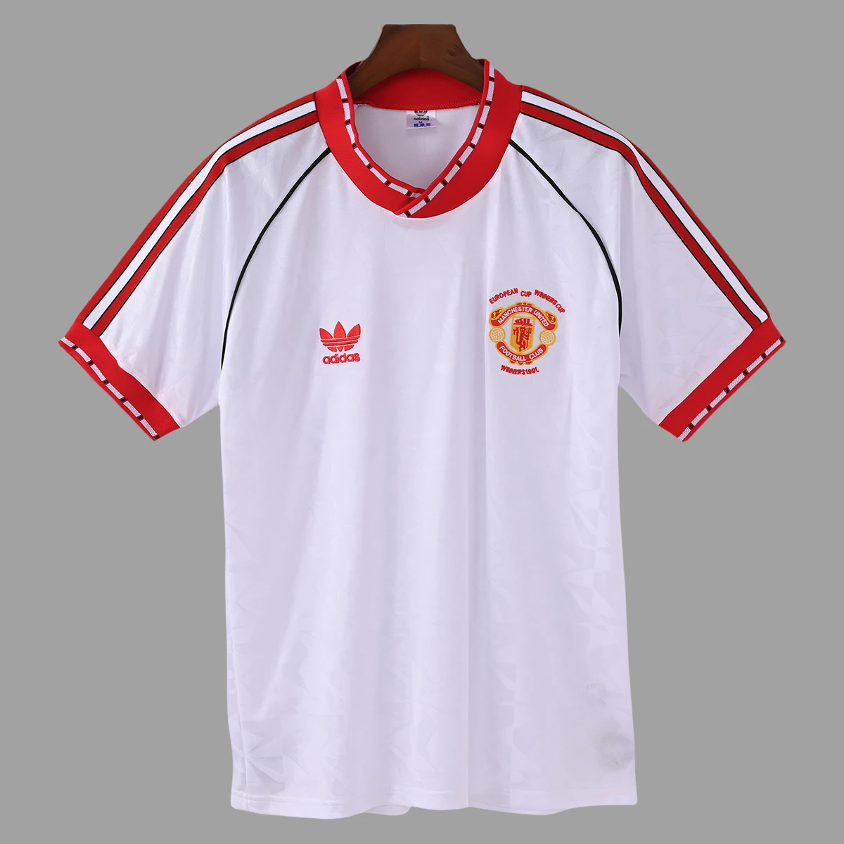 90/91 Manchester United European Cup Winner’s Cup Final Retro Soccer Jersey