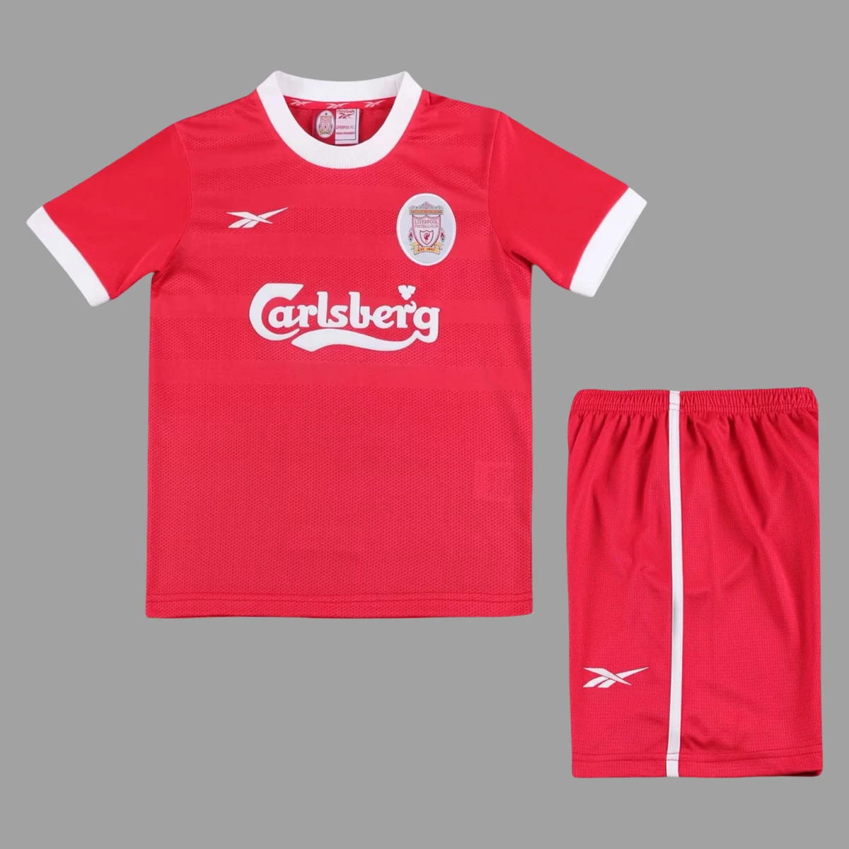 98/00 Liverpool Home Kids Retro Soccer Jersey Size 16-28