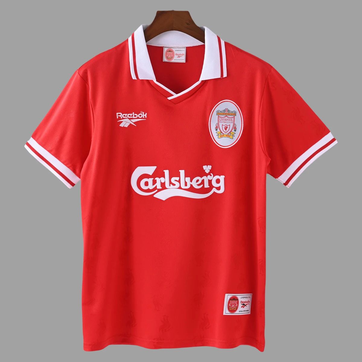 96/97 Liverpool Home Retro Soccer Jersey