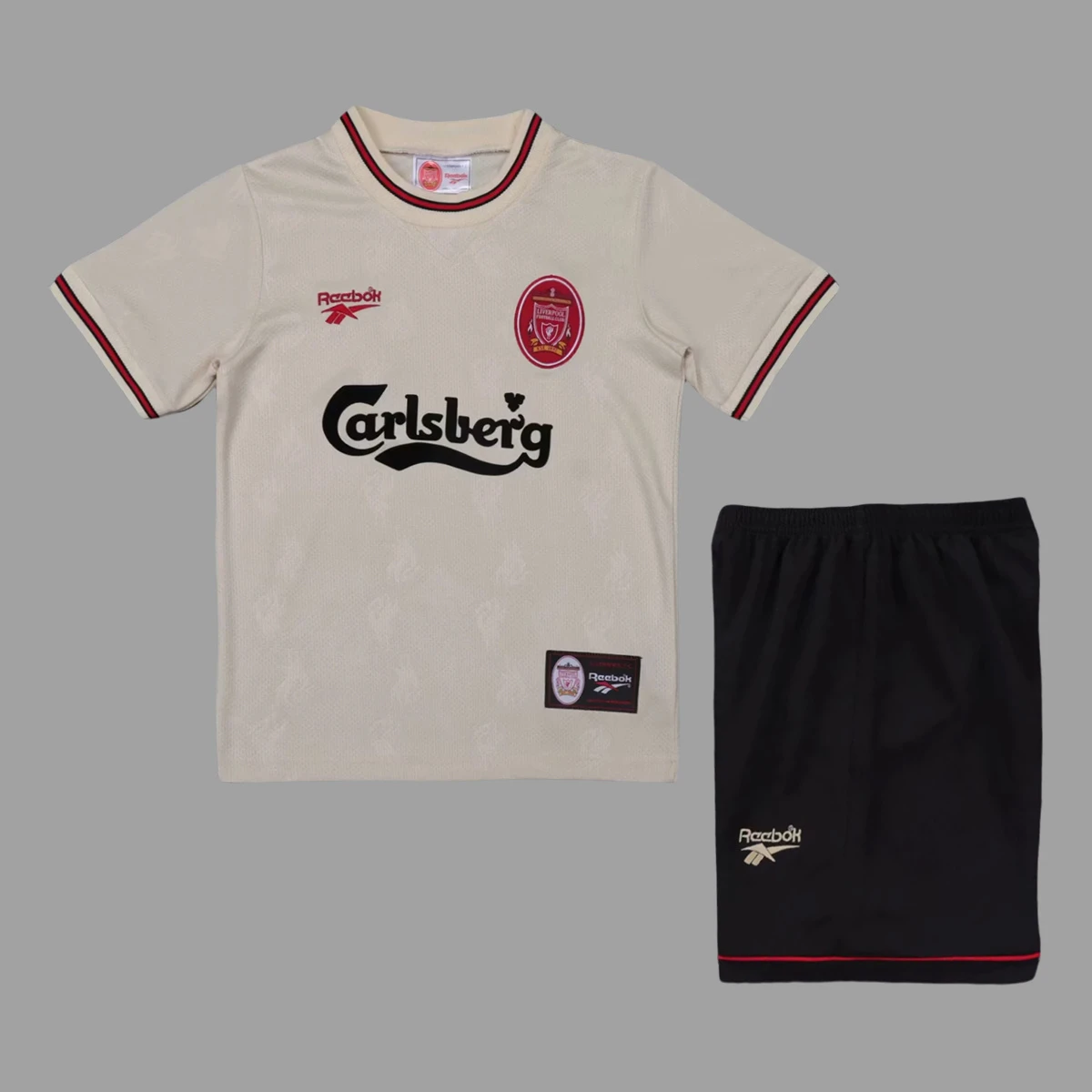 96/97 Liverpool Away Kids Retro Soccer Jersey Size 16-28