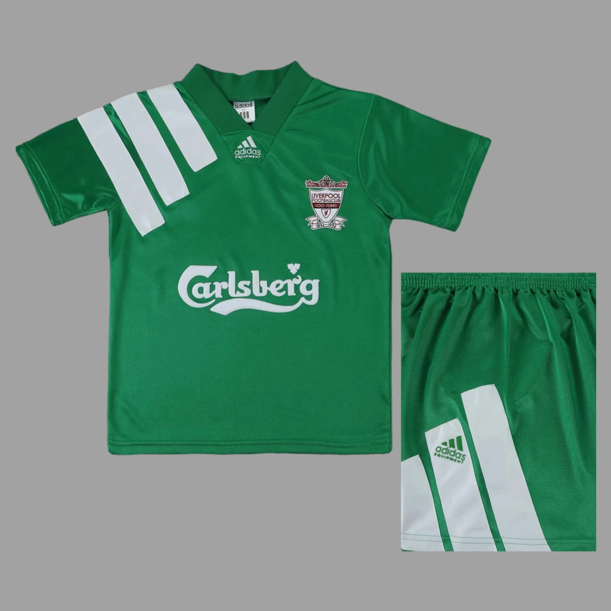 92/93 Liverpool Away Kids Retro Soccer Jersey Size 16-28