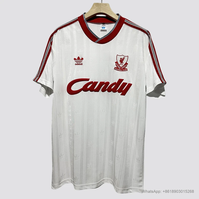 88/89 Liverpool third Retro soccer jersey size S-2XL