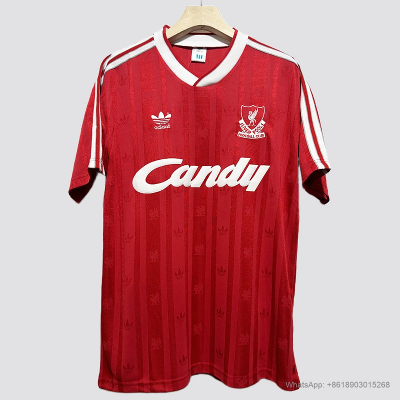 88/89 Liverpool home Retro soccer jersey