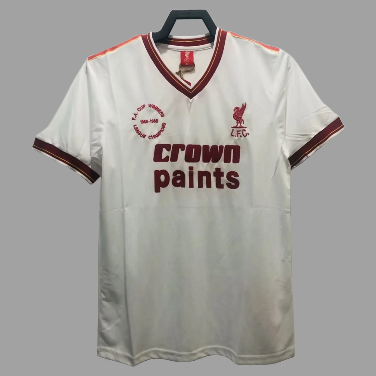 86/87 Liverpool Away Retro Soccer Jersey