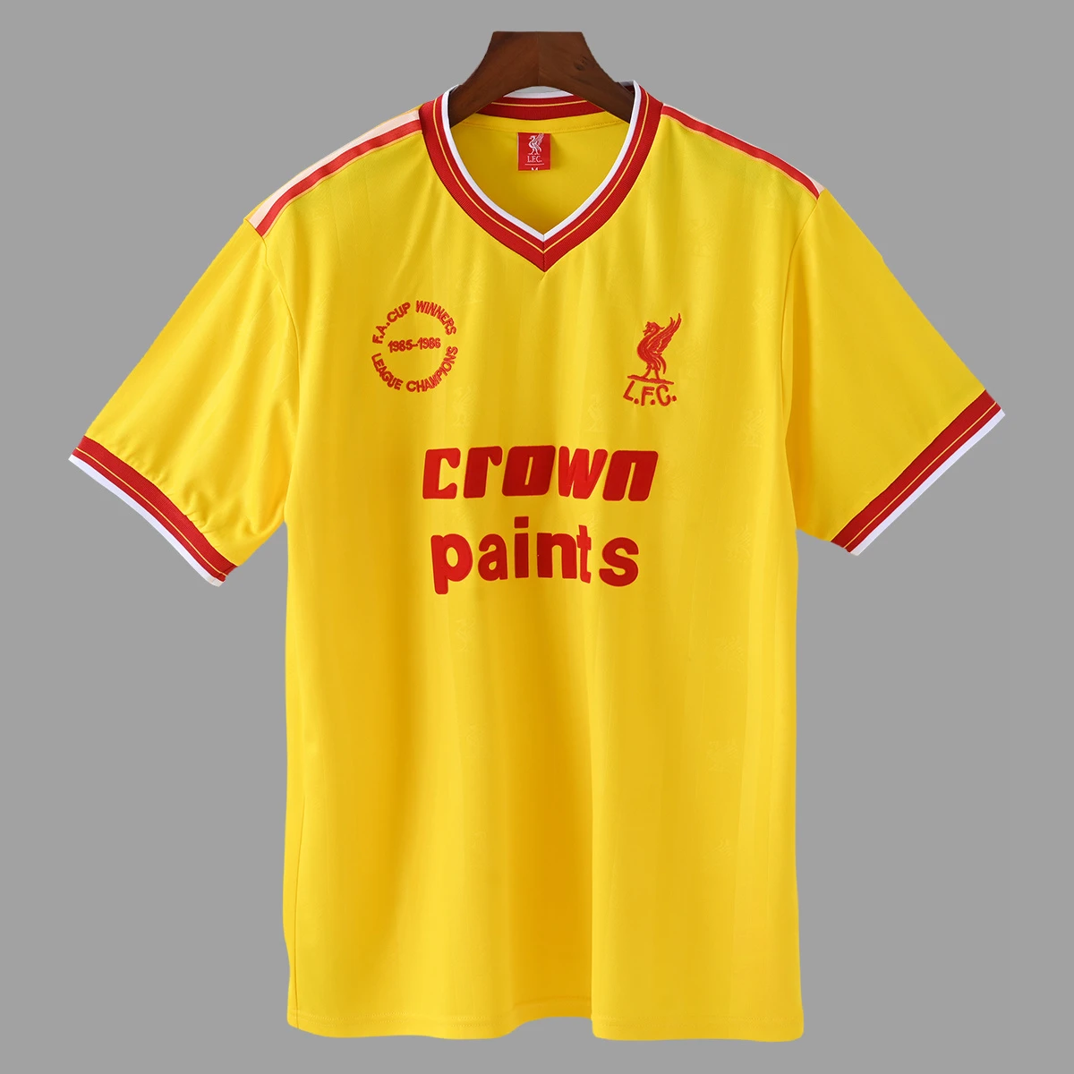 85/86 Liverpool Third Champions Final Retro Soccer Jersey
