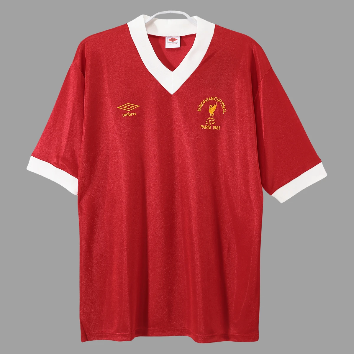 80/81 Liverpool European Final Retro Soccer Jersey