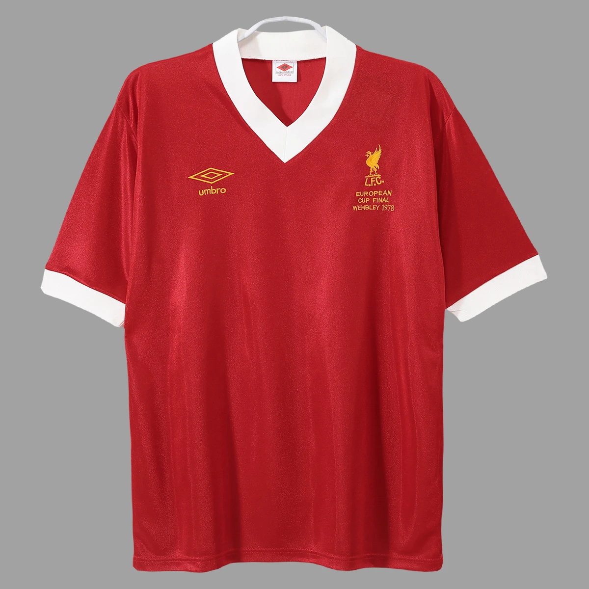 77/78 Liverpool European Final Retro Soccer Jersey