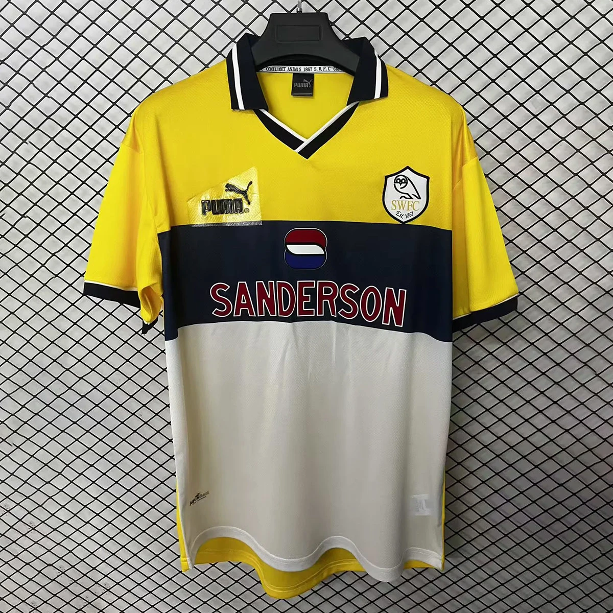 98/99 Sheffield Wednesday Away Retro Soccer Jersey
