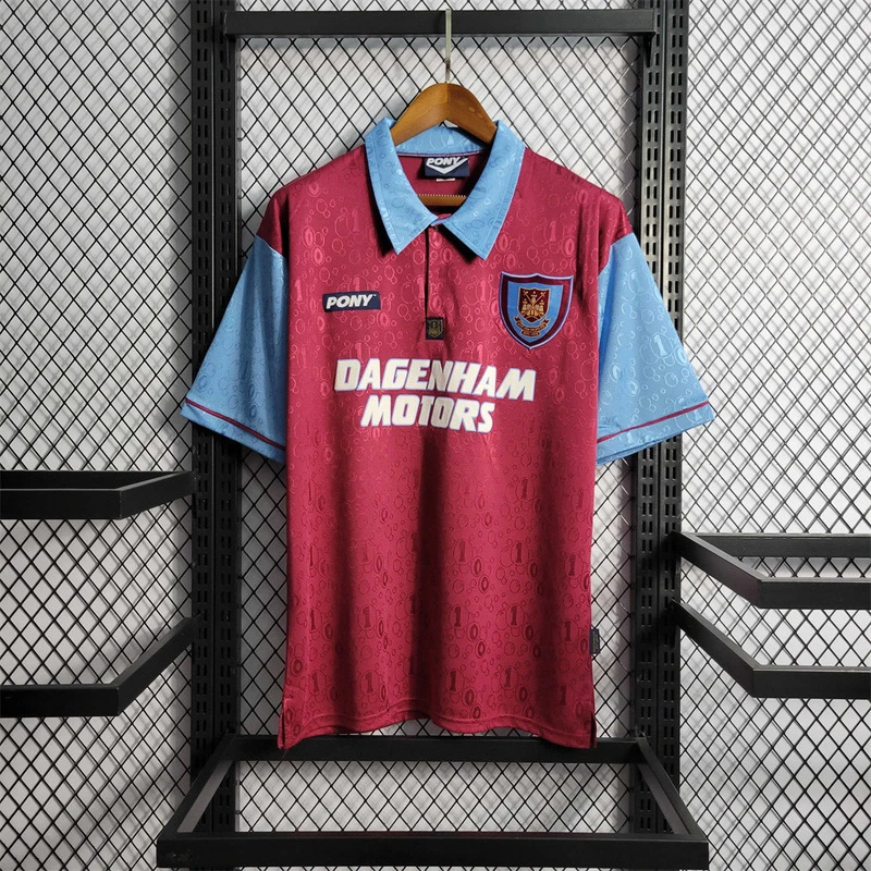 95/97 West Ham United Home Retro Soccer Jersey