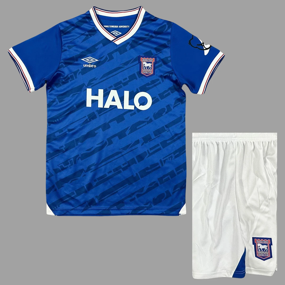 25/26 Ipswich City Home Kids Soccer Jersey Size 16-28