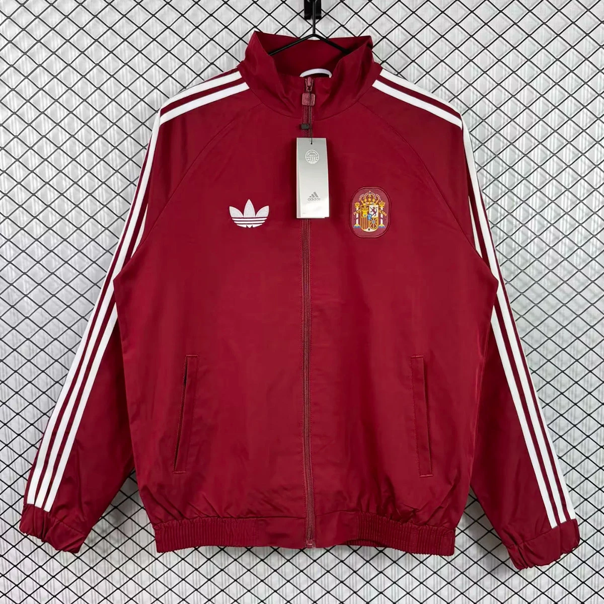 2026 Spain Wine Red Windbreaker