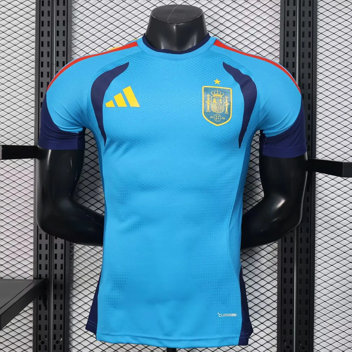 2026 Spain Blue Training Player Version Soccer Jersey