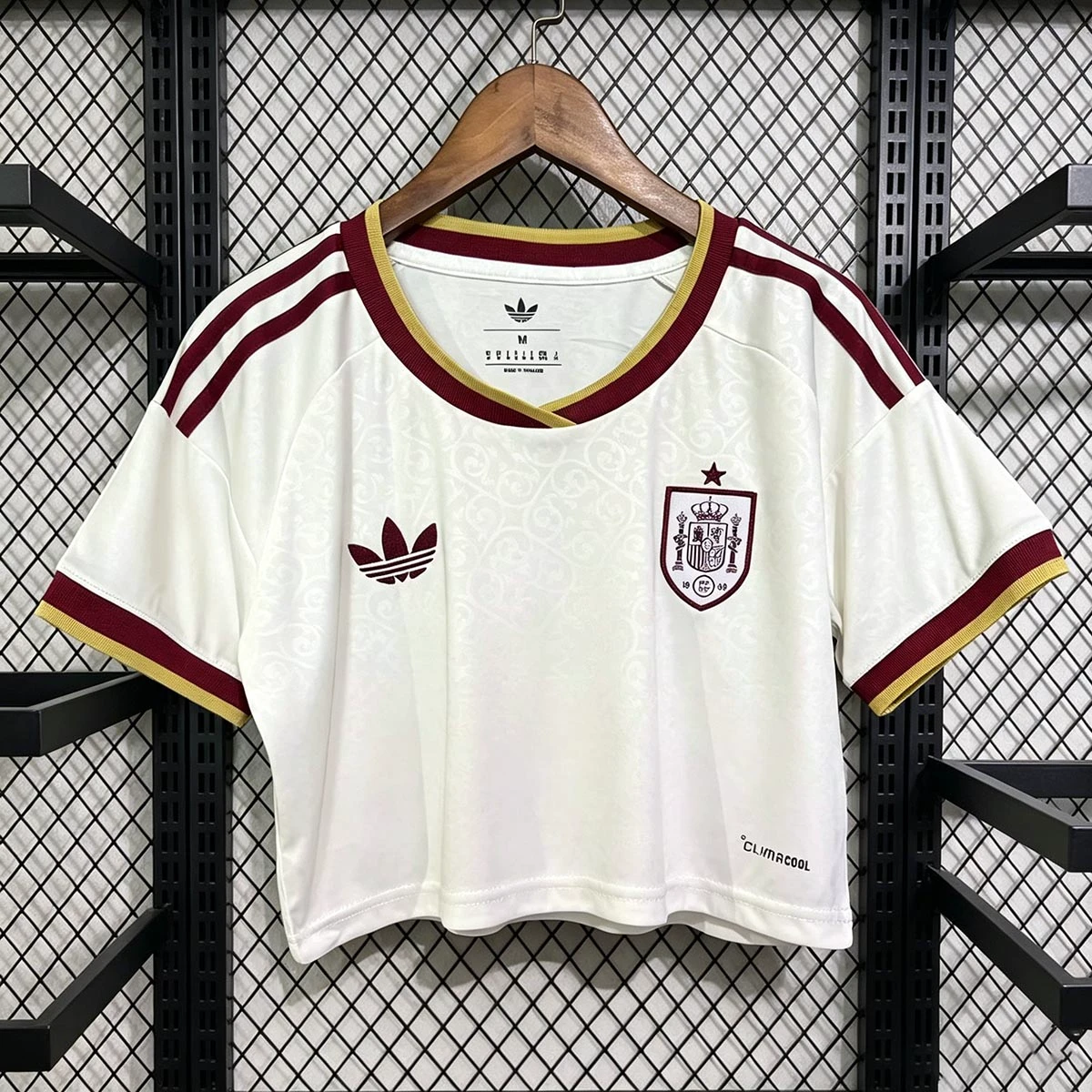2026 Spain Away Crop Soccer Jersey