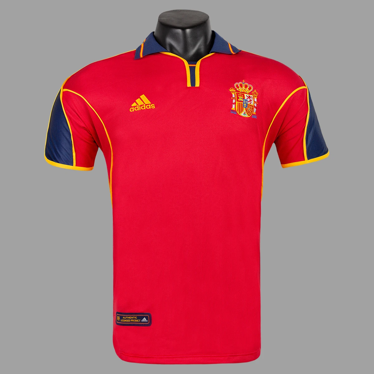 2000 Spain Home Retro Soccer Jersey