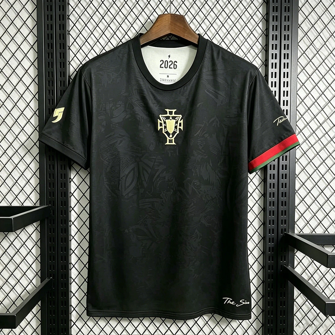 2026 Portugal The Siu Special Version Black Soccer Jersey