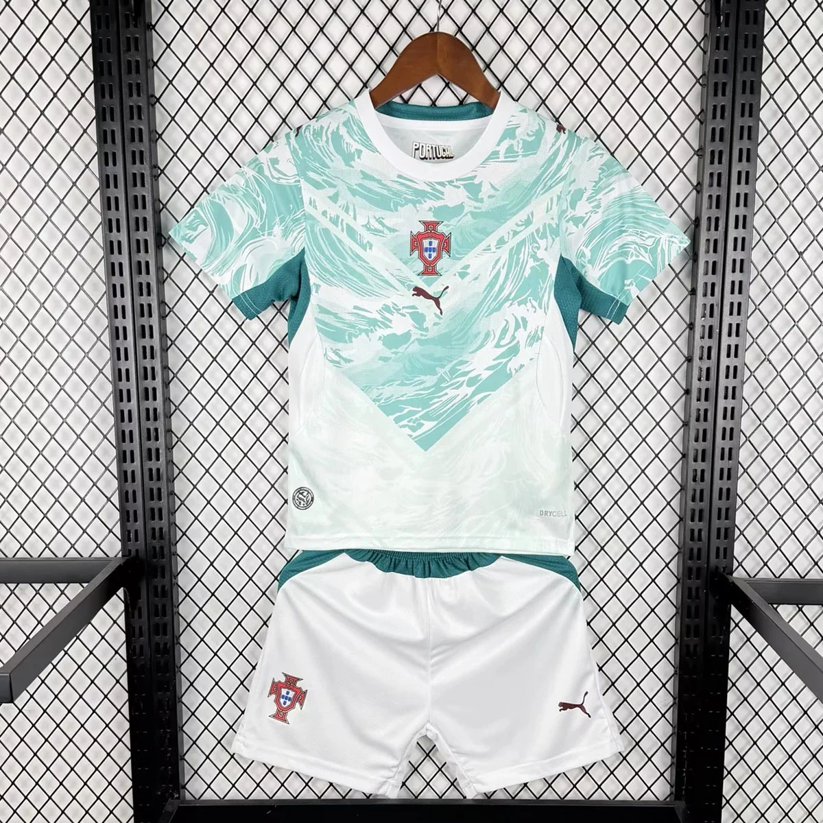 2026 Portugal Away Kids Soccer Jersey Size 16-28