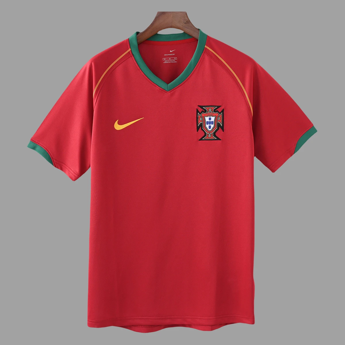 2006 Portugal Home Retro Soccer Jersey