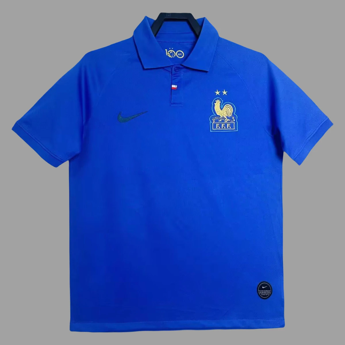 2019 France Centenary Retro Soccer Jersey