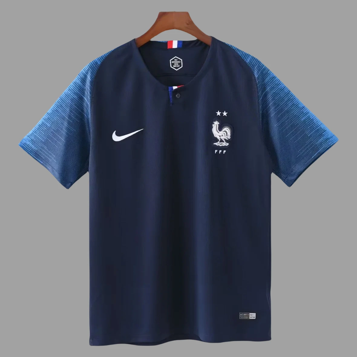 2018 France Home Retro Soccer Jersey