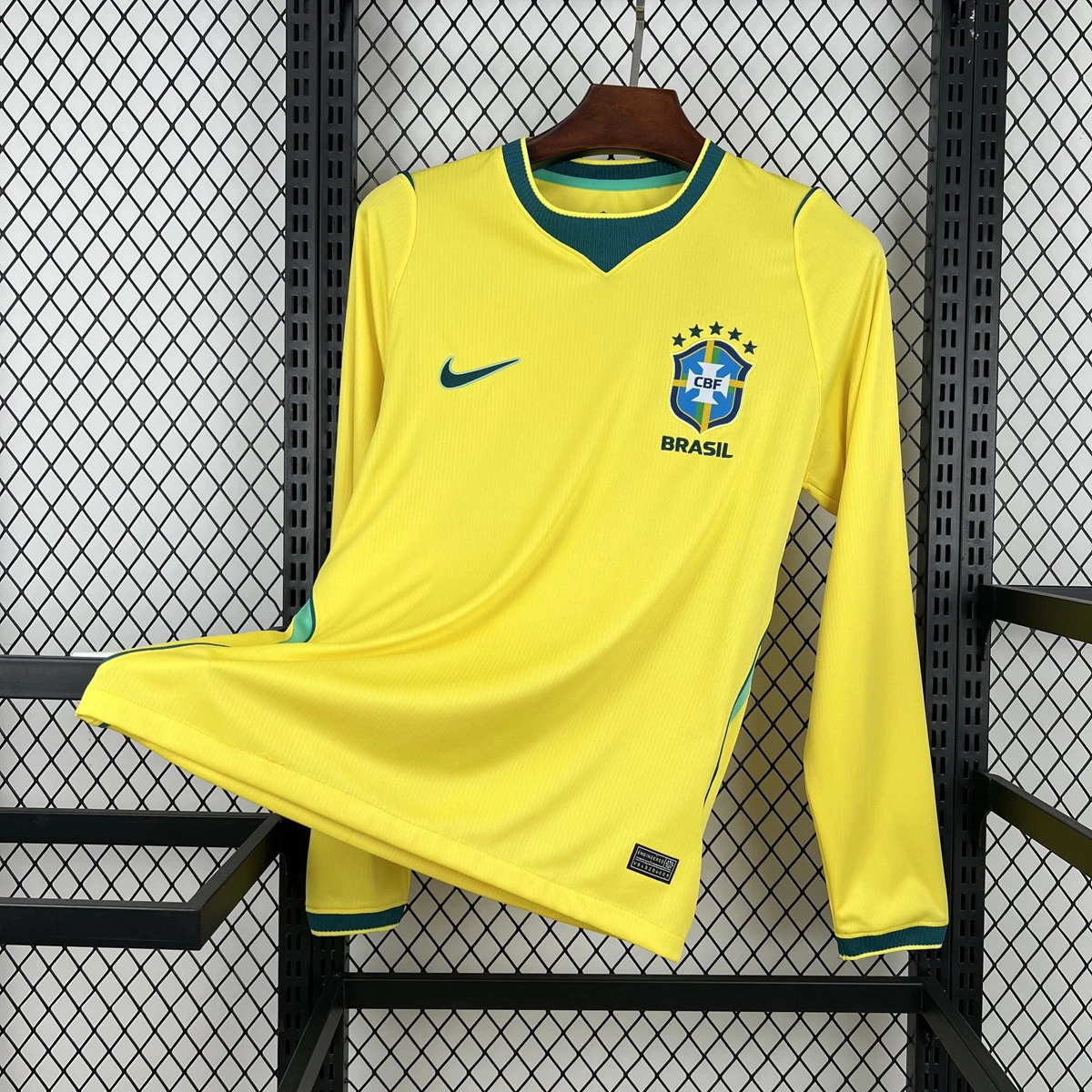 2026 Brazil Home Long Sleeve Soccer Jersey