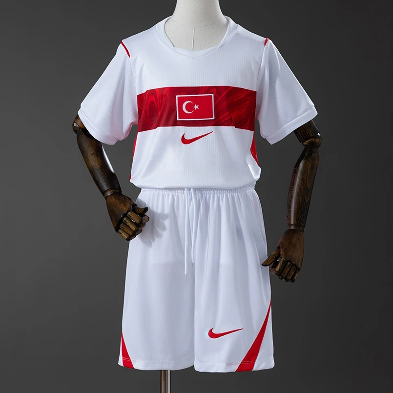 2026 Turkey Away Kids Soccer Jersey Size 16-28