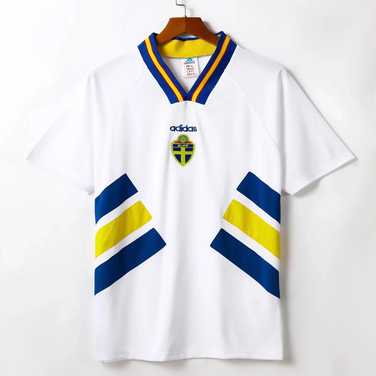 1994 Sweden Away Retro Soccer Jersey