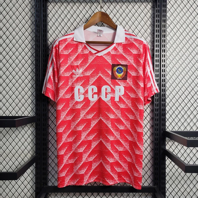 1988 Soviet Union Home Retro Soccer Jersey
