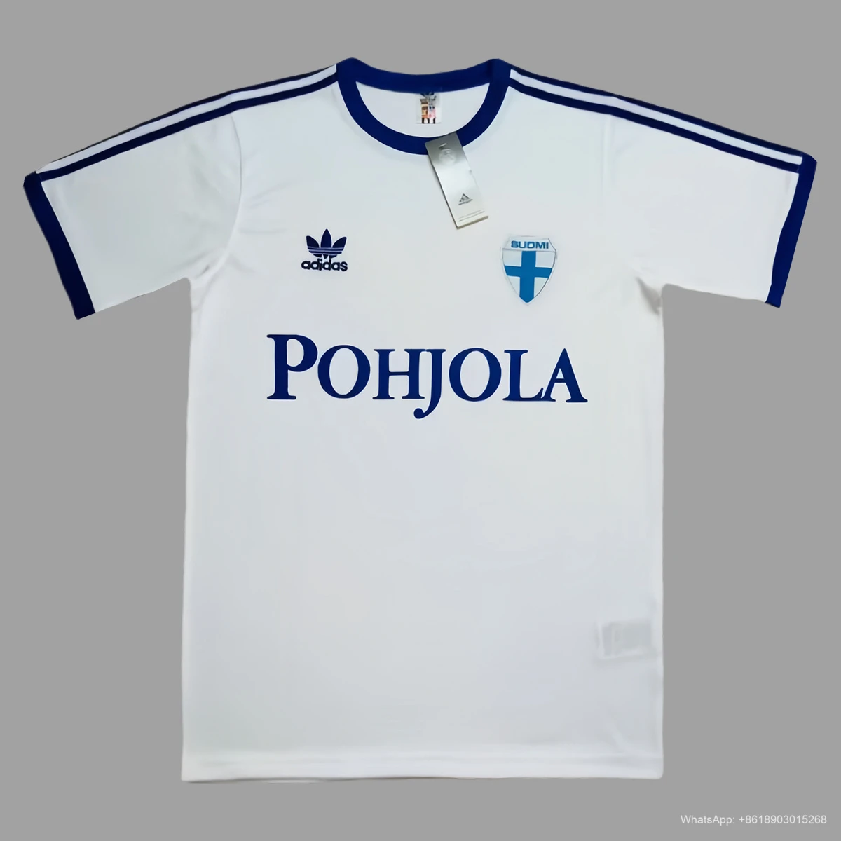 1982 Finland Home Retro Soccer Jersey