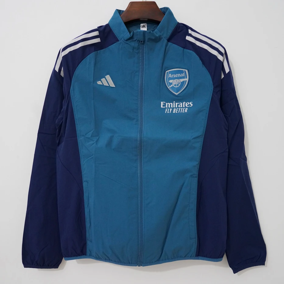 25/26 Arsenal Navy Blue Windbreaker