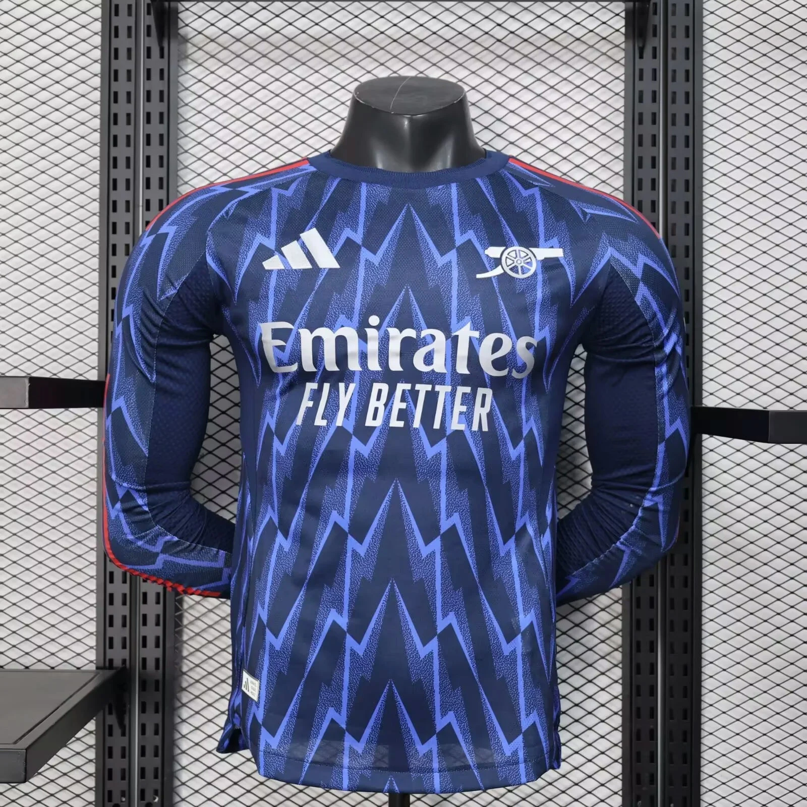 25/26 Arsenal Away Long Sleeve Player Version Soccer Jersey