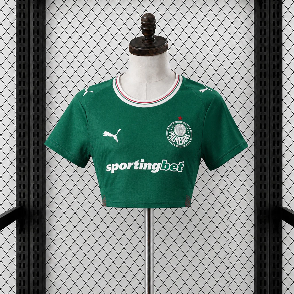 2026 Palmeiras Home Women Crop Jersey