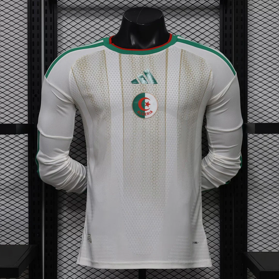2026 Morocco Away Long Sleeve Player Version Soccer Jersey