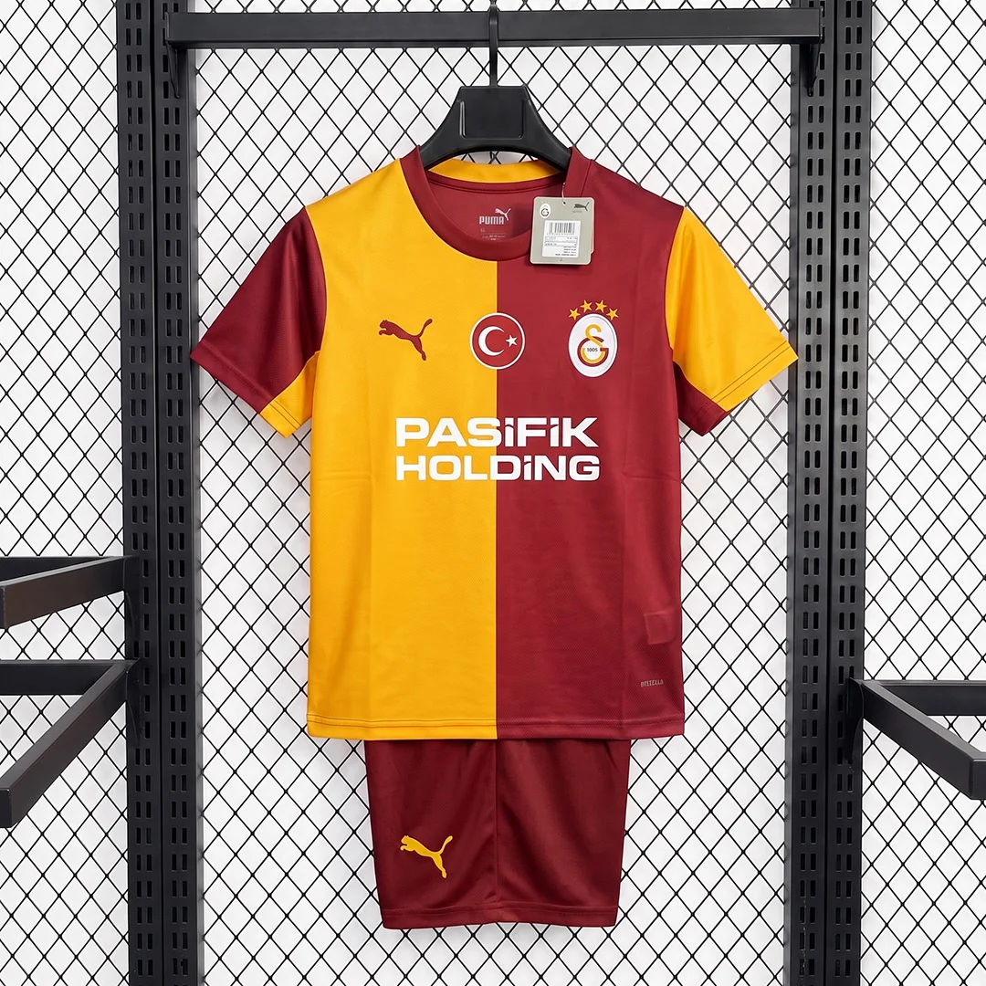 26/27 Galatasaray Home Kids Soccer Jersey