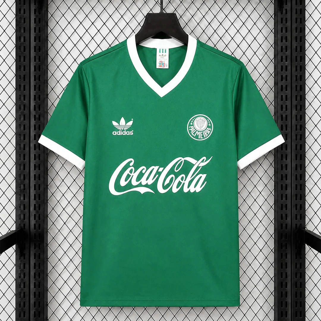 1989 Palmeiras Home Retro Soccer Jersey