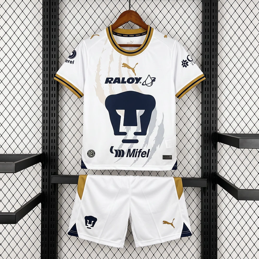 26/27 Pumas Away Kids Soccer Jersey