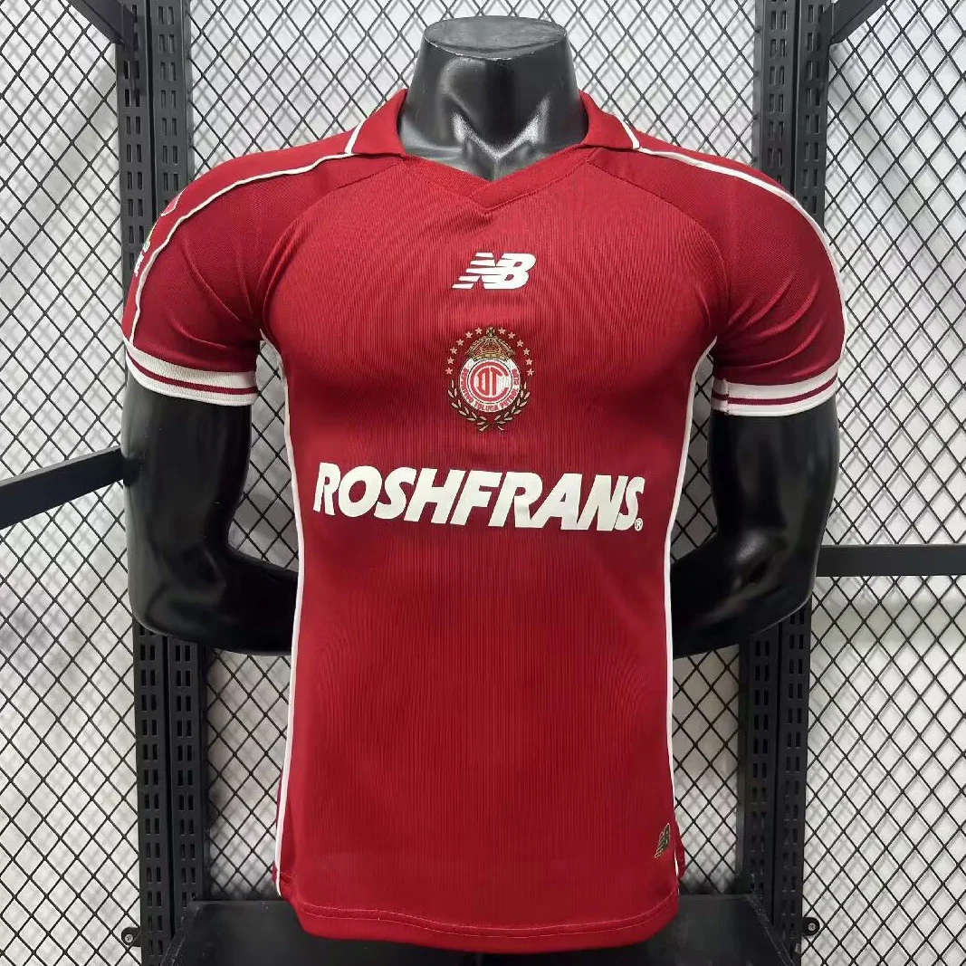26/27 Toluca Home Player Version Soccer Jersey