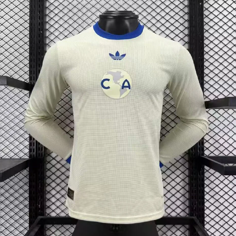 2026 Club America 110 Years Anniversary Long Sleeve Player Version Soccer Jersey