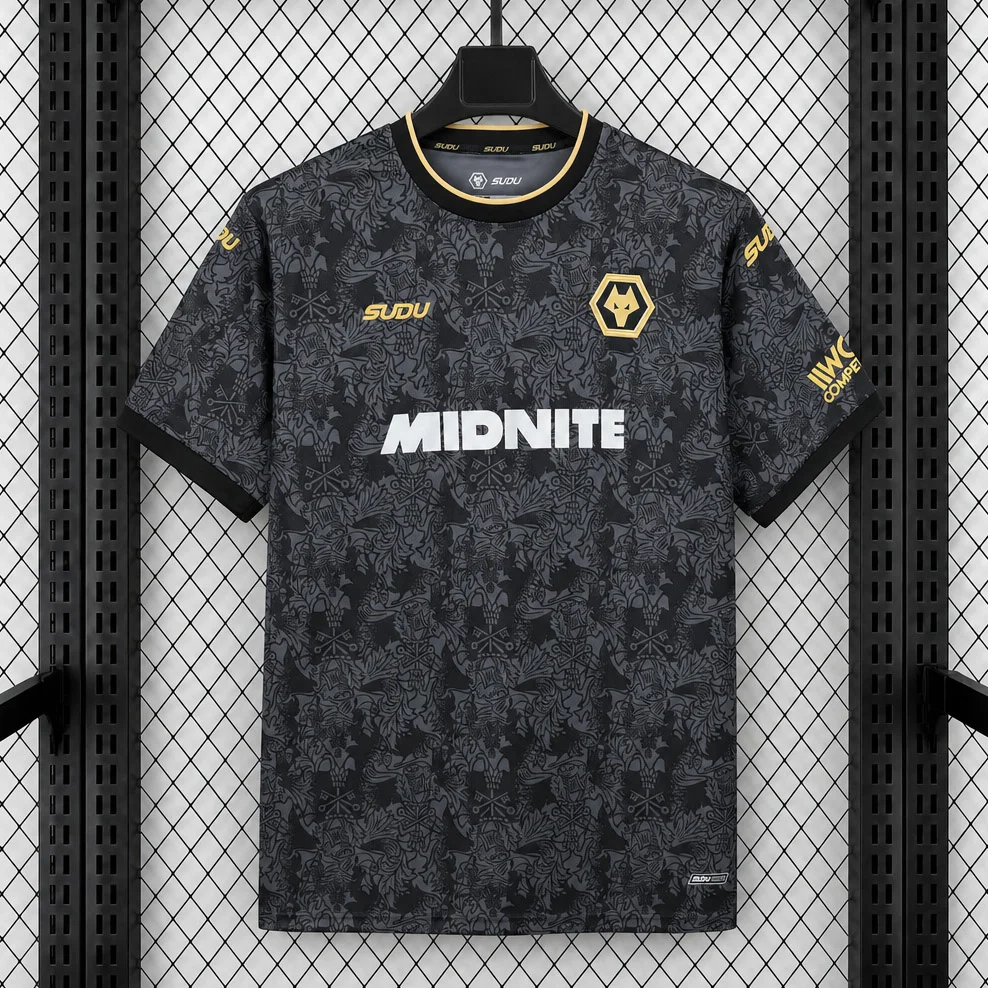 26/27 Wolverhampton Wanderers Wolves Third Soccer Jersey
