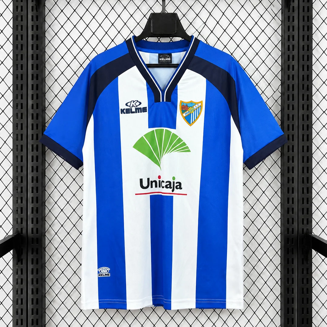 99/01 Malaga Home Retro Soccer Jersey
