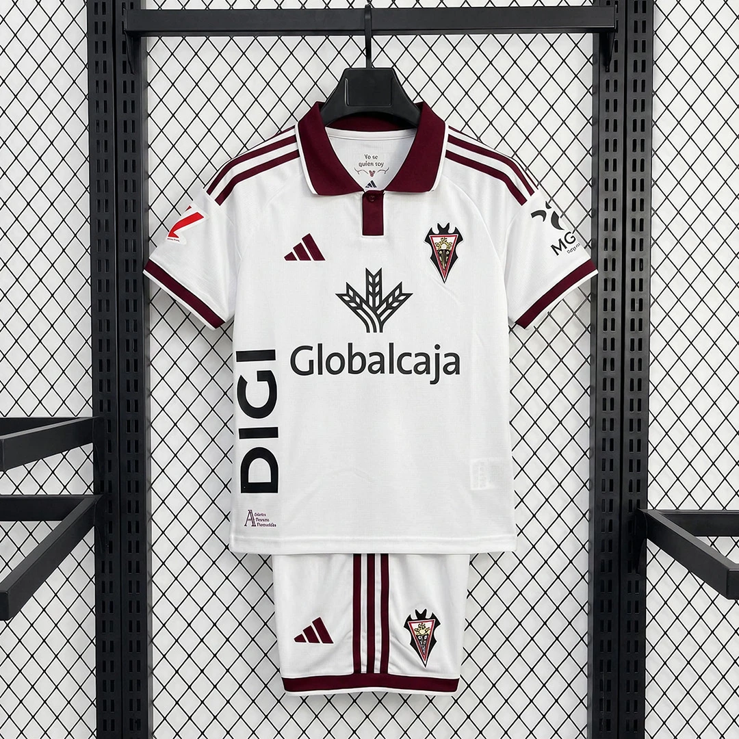 26/27 Albacete Home Kids Soccer Jersey