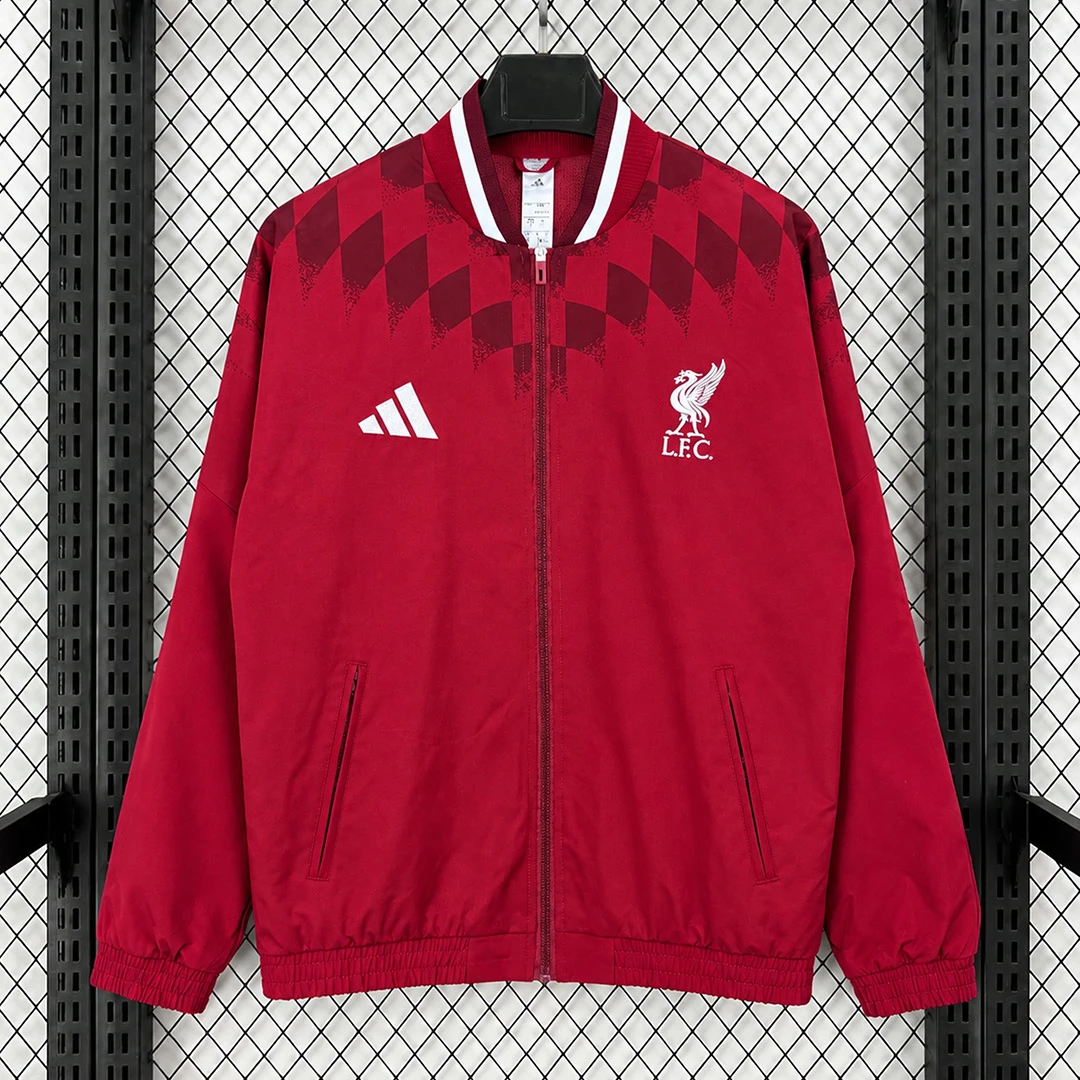 26/27 Liverpool Stadium Track Top Red Windbreaker