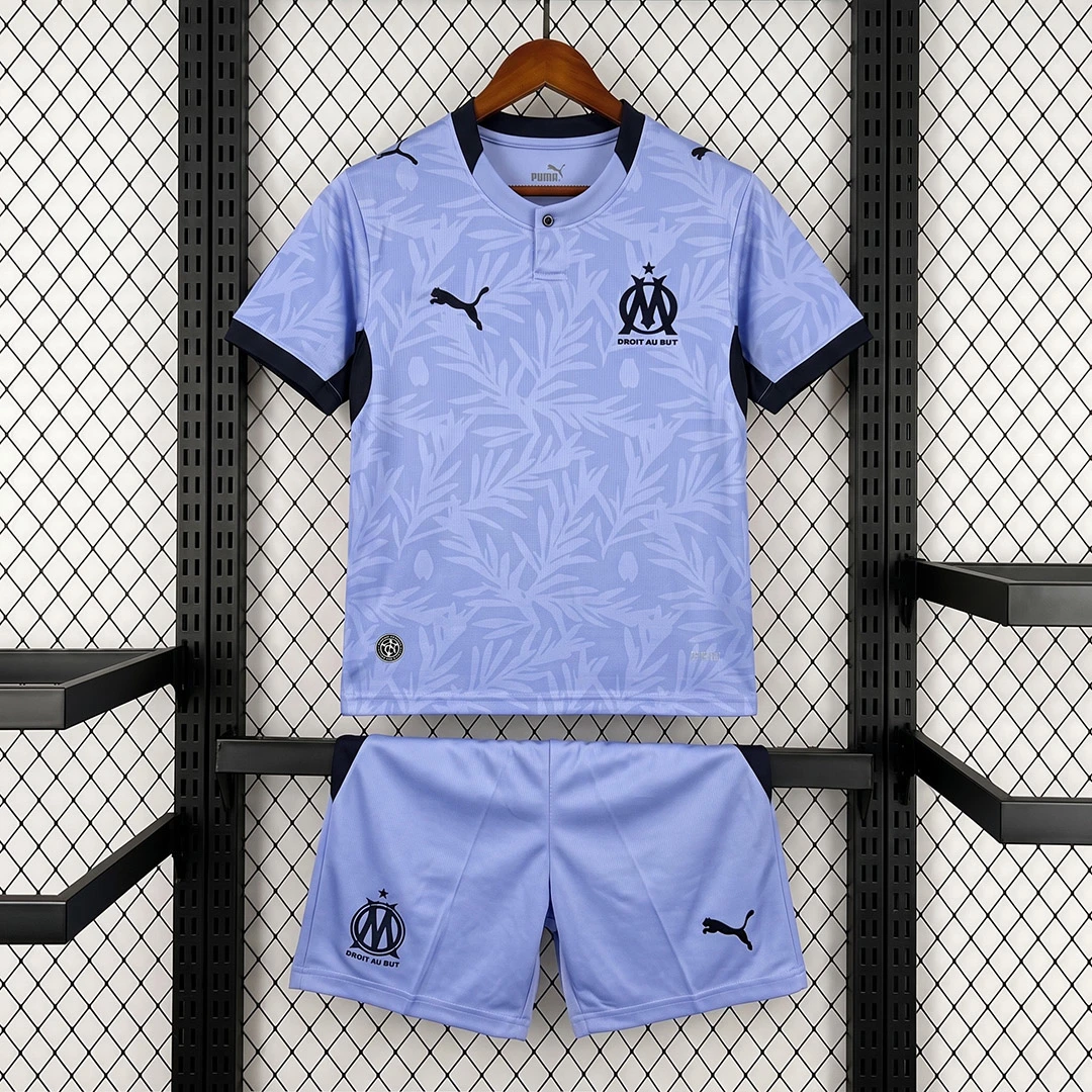 26/27 Marseille Third Kids Soccer Jersey