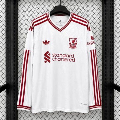 26/27 Liverpool Away Long Sleeve Soccer Jersey