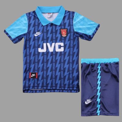 94/95 Arsenal Away Kids Retro Soccer Jersey Size 16-28