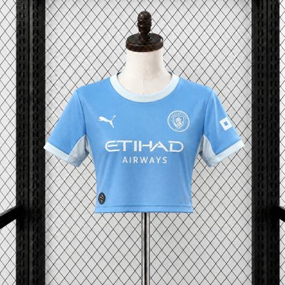 26/27 Manchester City Home Women Crop Jersey