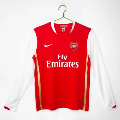 06/07 Arsenal Home Long Sleeve Retro Soccer Jersey