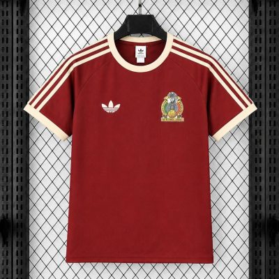 2026 Mexico 3-Stripes Adicolor Red T-Shirt