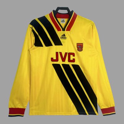 93/94 Arsenal Away Long Sleeve Retro Soccer Jersey