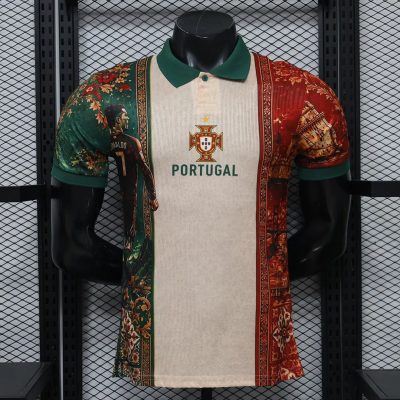 2026 Portugal Cristiano Ronaldo Last Dance Retro Player Version Polo Shirt