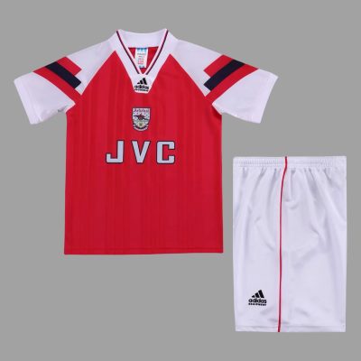92/94 Arsenal Home Kids Retro Soccer Jersey Size 16-28